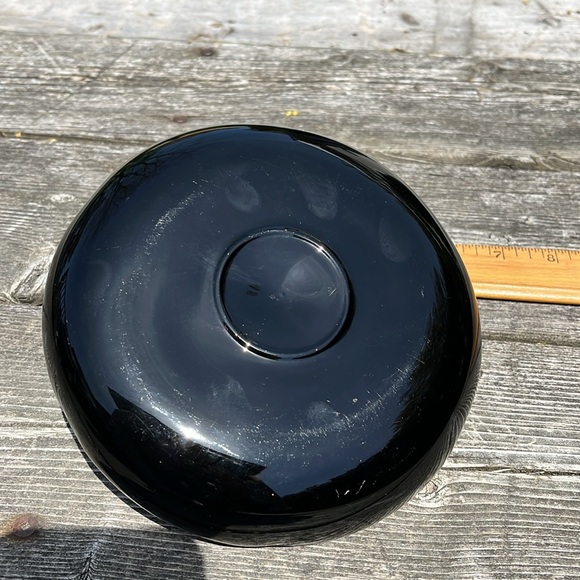 Vintage bonbon nut dish black amethyst - Picture 3 of 11